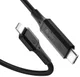 Spigen PowerArc ArcWire Gevlochten USB-C/Lightning Kabel 1 Meter Zwart afbeelding 2