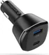 Spigen PowerArc ArcStation Auto Lader met USB en USB-C Poort Zwart afbeelding 2