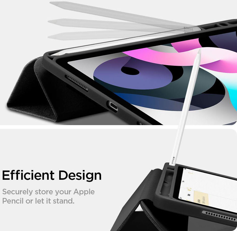 Spigen Urban Fit Apple iPad Air 2020 / 2022 Hoesje Zwart afbeelding 15