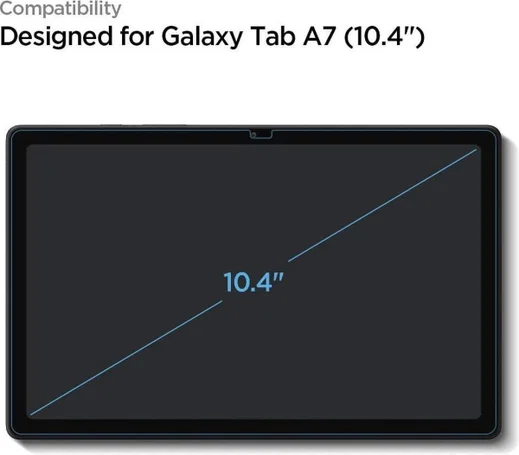 Spigen GLAS.tR Slim Samsung Galaxy Tab A7 (2020) Screenprotector afbeelding 6