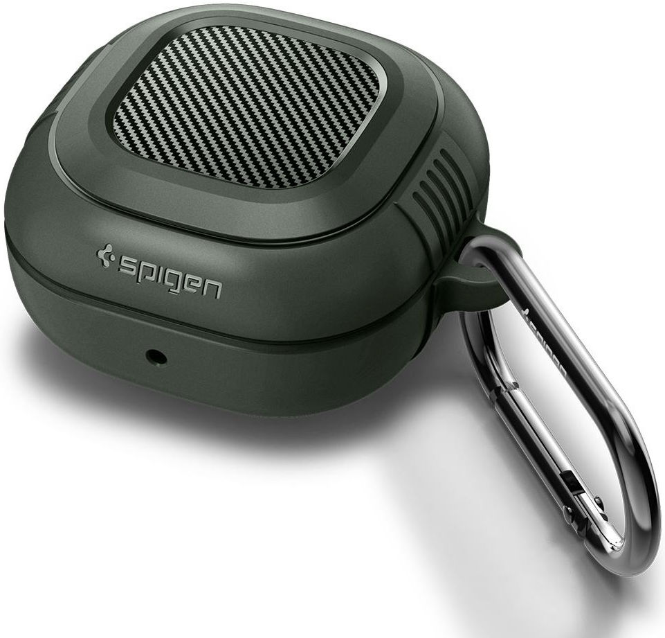 Spigen Rugged Armor Samsung Galaxy Buds Live Hoesje Groen afbeelding 1
