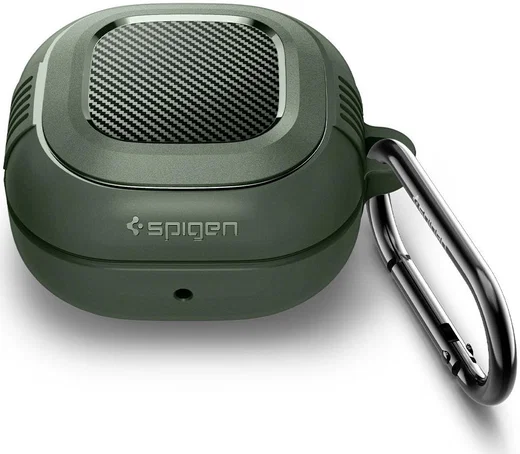 Spigen Rugged Armor Samsung Galaxy Buds Live Hoesje Groen afbeelding 4