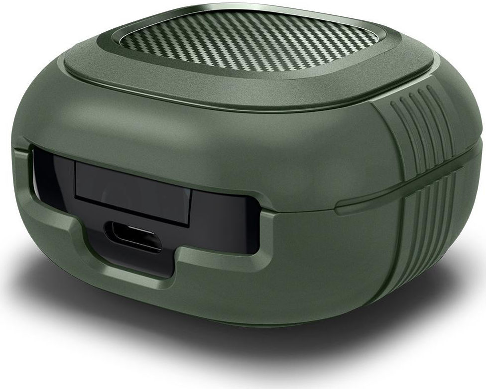 Spigen Rugged Armor Samsung Galaxy Buds Live Hoesje Groen afbeelding 5