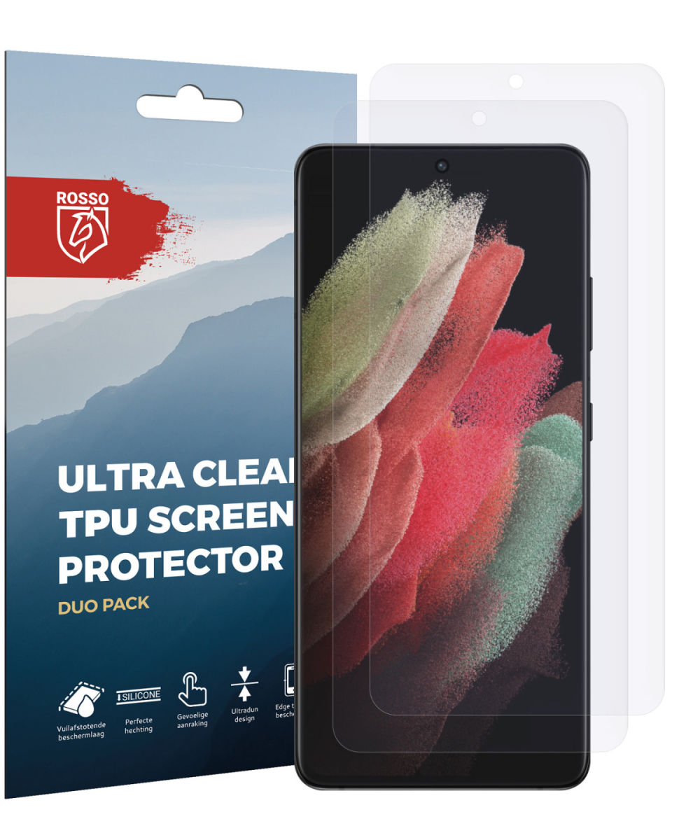 Rosso Samsung Galaxy S21 Ultra Screen Protector Duo Pack afbeelding 10