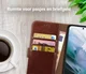 Rosso Element Samsung Galaxy S21 Hoesje Wallet Book Cover Bruin afbeelding 12