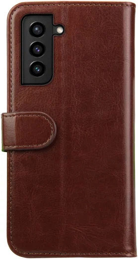 Rosso Element Samsung Galaxy S21 Plus Hoesje Book Cover Bruin afbeelding 2