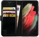 Rosso Element Samsung Galaxy S21 Ultra Hoesje Book Cover Zwart afbeelding 1