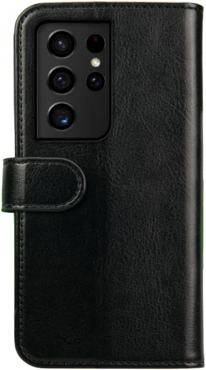 Rosso Element Samsung Galaxy S21 Ultra Hoesje Book Cover Zwart afbeelding 2