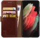 Rosso Element Samsung Galaxy S21 Ultra Hoesje Book Cover Bruin afbeelding 1