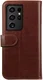 Rosso Element Samsung Galaxy S21 Ultra Hoesje Book Cover Bruin afbeelding 2