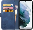 Rosso Element Samsung Galaxy S21 Hoesje Wallet Book Cover Blauw