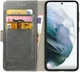 Rosso Element Samsung Galaxy S21 Hoesje Wallet Book Cover Grijs afbeelding 1