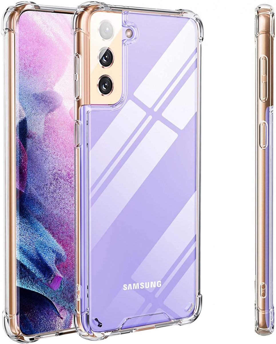 Samsung Galaxy S21 Plus Hoesje Schokbestendig TPU Transparant afbeelding 10