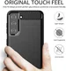 Samsung Galaxy S21 Hoesje Geborsteld TPU Flexibele Back Cover Zwart afbeelding 7