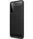 Samsung Galaxy S21 Hoesje Geborsteld TPU Flexibele Back Cover Zwart afbeelding 2