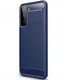 Samsung Galaxy S21 Plus Hoesje Geborsteld TPU Back Cover Blauw afbeelding 1