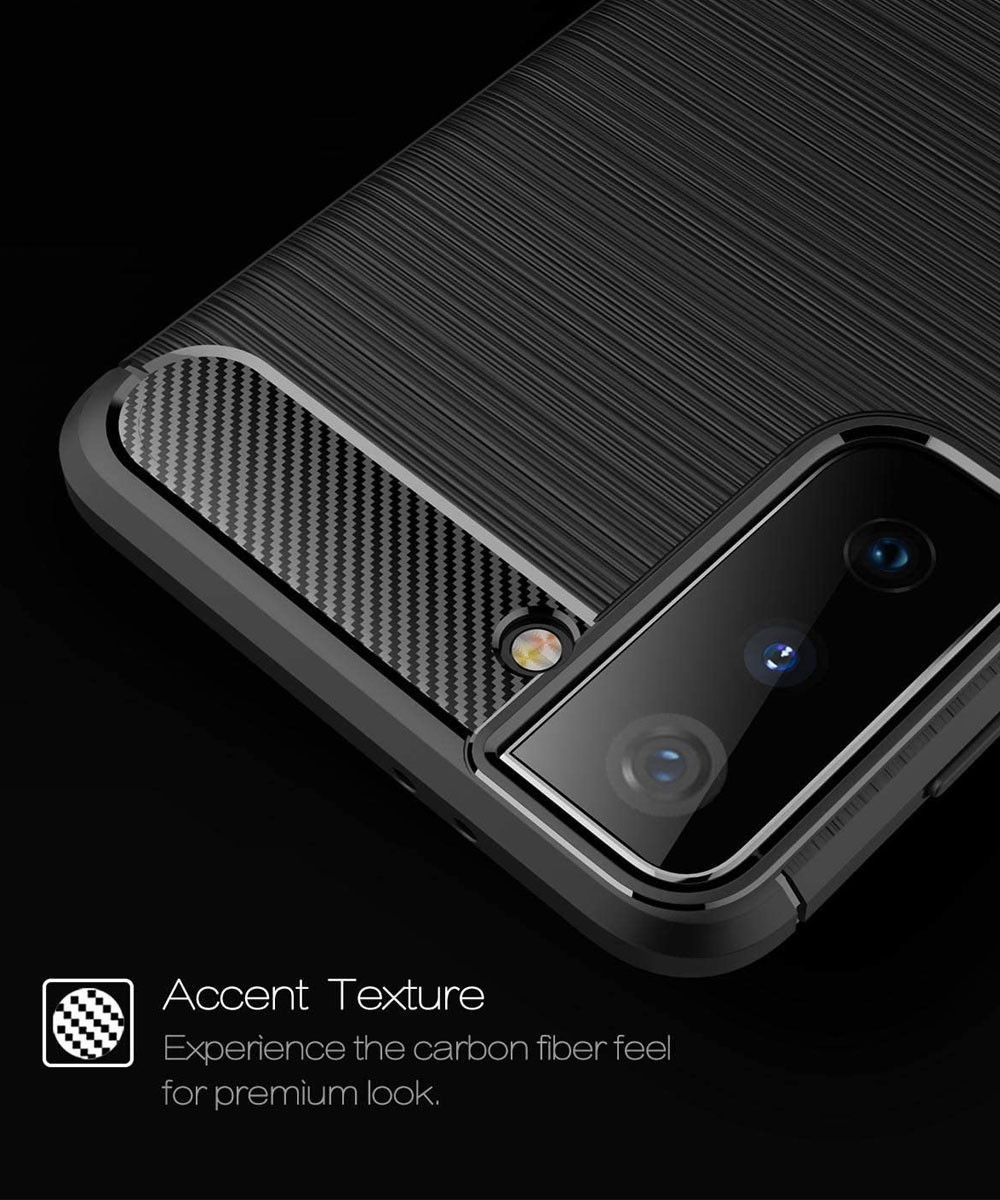 Samsung Galaxy S21 Plus Hoesje Geborsteld TPU Back Cover Blauw afbeelding 9