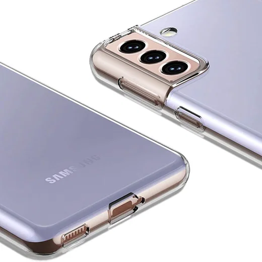 Samsung Galaxy S21 Hoesje Flexibel en Dun TPU Transparant afbeelding 4