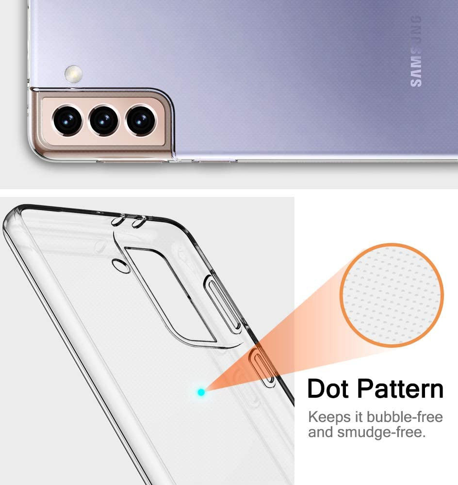 Samsung Galaxy S21 Hoesje Flexibel en Dun TPU Transparant afbeelding 5