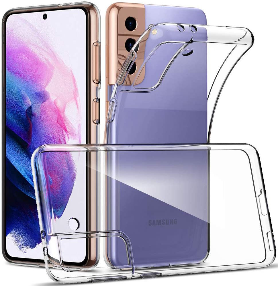 Samsung Galaxy S21 Hoesje Flexibel en Dun TPU Transparant afbeelding 1
