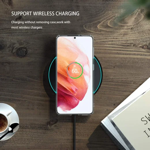 Samsung Galaxy S21 Plus Hoesje Dun TPU Transparant afbeelding 5