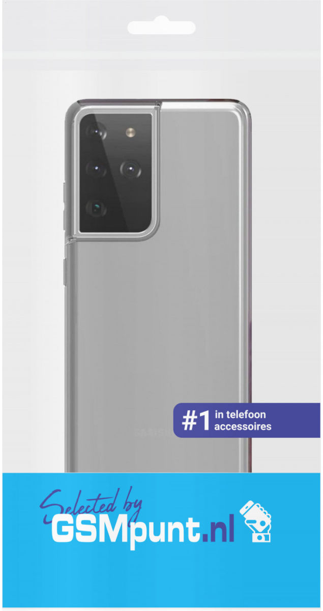 Samsung Galaxy S21 Ultra Hoesje Dun TPU Transparant afbeelding 3