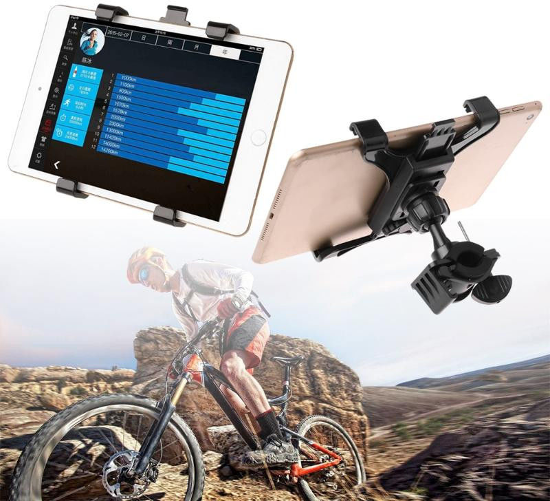 Universele Tablet Houder Fiets / Hometrainer Zwart tot 11 inch afbeelding 4