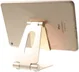 Universele Verstelbare Aluminium Houder Smartphone en Tablet Goud afbeelding 5