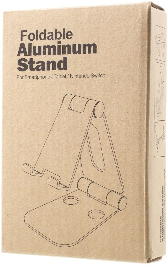 Universele Verstelbare Aluminium Houder Smartphone en Tablet Goud afbeelding 7