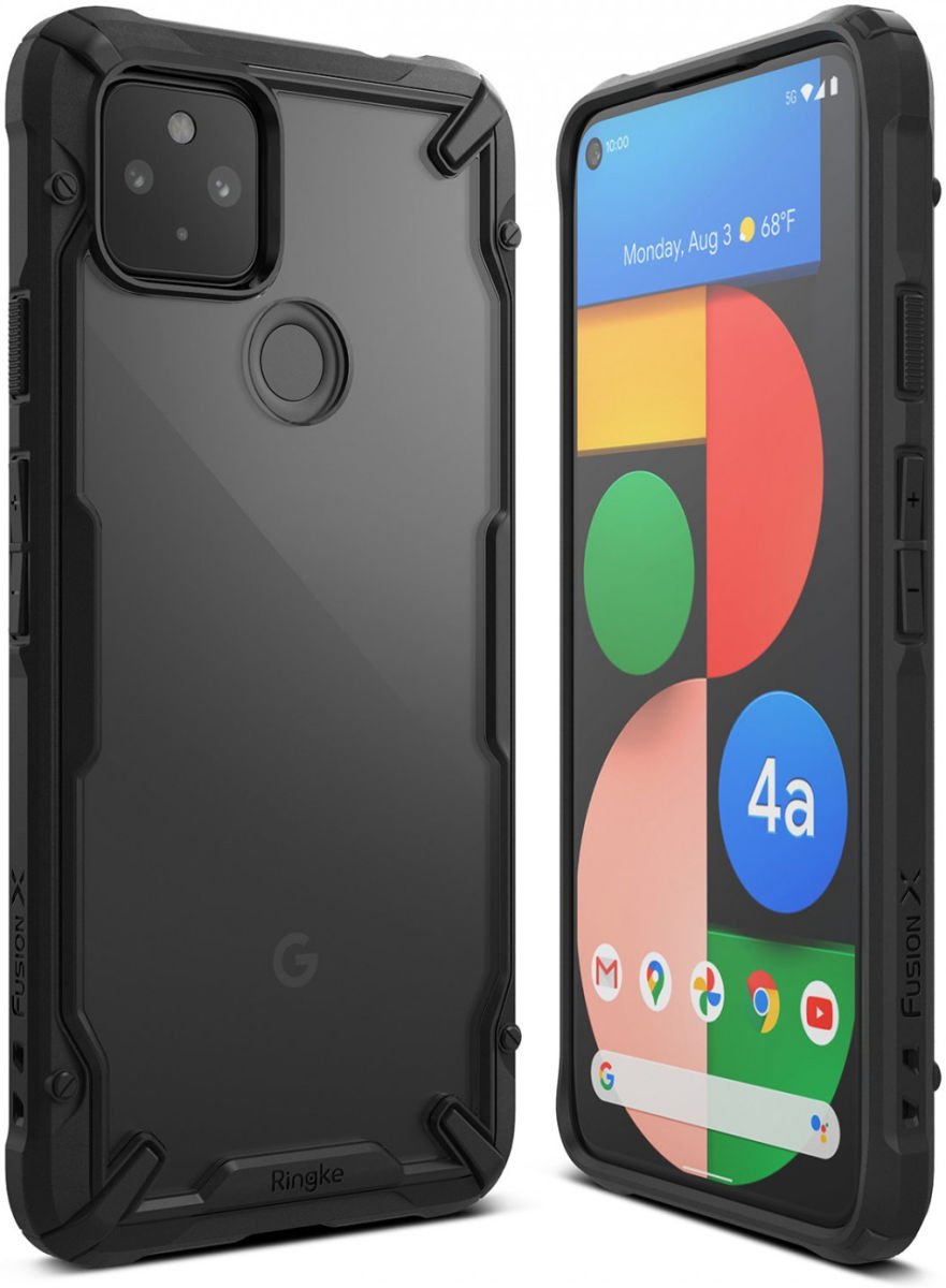 Ringke Fusion X Google Pixel 4A 5G Hoesje Zwart afbeelding 1