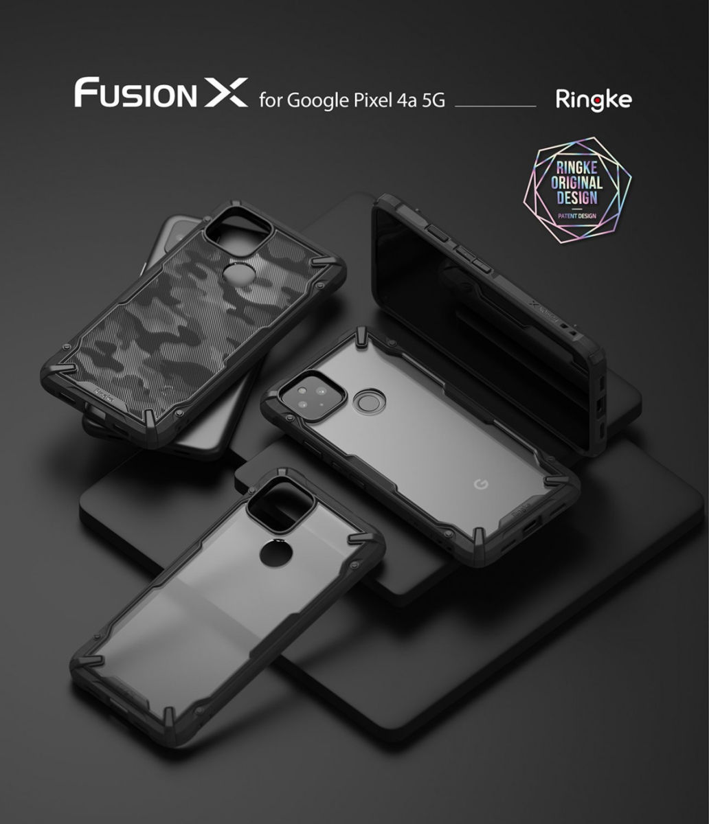 Ringke Fusion X Google Pixel 4A 5G Hoesje Zwart afbeelding 9