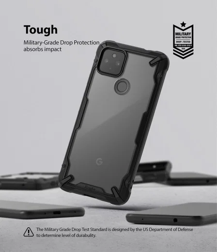 Ringke Fusion X Google Pixel 4A 5G Hoesje Zwart afbeelding 6