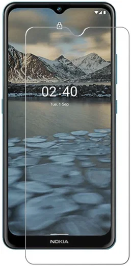 Nokia 2.4 0.3mm Arc Edge Tempered Glass Screenprotector afbeelding 1