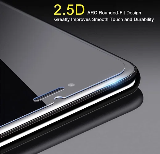 Nokia 2.4 0.3mm Arc Edge Tempered Glass Screenprotector afbeelding 3