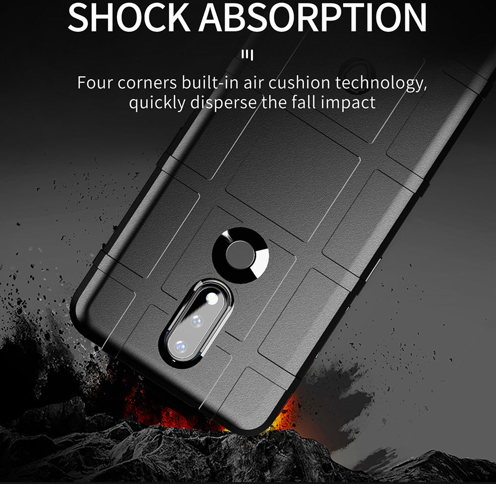 Nokia 2.4 Hoesje Shock Proof Rugged Shield Back Cover Groen afbeelding 4