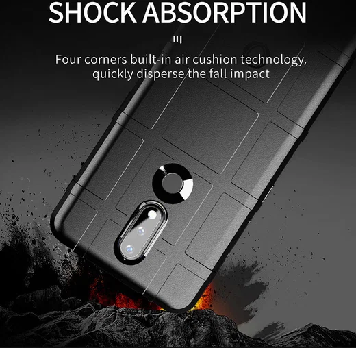 Nokia 2.4 Hoesje Shock Proof Rugged Shield Back Cover Groen afbeelding 4