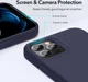 ESR Cloud Apple iPhone 12 Pro Max Hoesje Siliconen Back Cover Blauw afbeelding 9