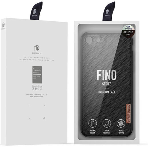 Dux Ducis Fino Series Apple iPhone SE 2020 / 8 / 7 Hoesje Zwart afbeelding 8