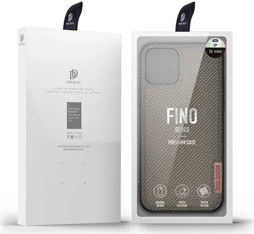 Dux Ducis Fino Series Apple iPhone 12 Mini Hoesje Groen afbeelding 10