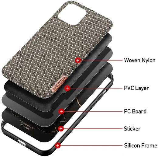 Dux Ducis Fino Series Apple iPhone 12 Mini Hoesje Groen afbeelding 6