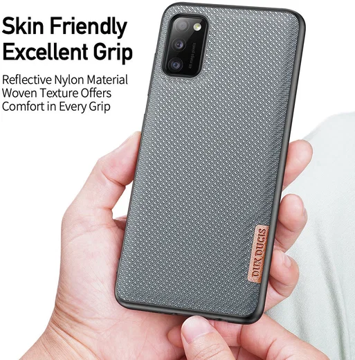 Dux Ducis Fino Series Samsung Galaxy A41 Hoesje Backcover Blauw afbeelding 2