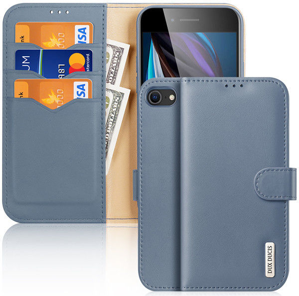 Dux Ducis Hivo iPhone SE (2020/2022) / 8 / 7 Hoesje Book Case Blauw afbeelding 1
