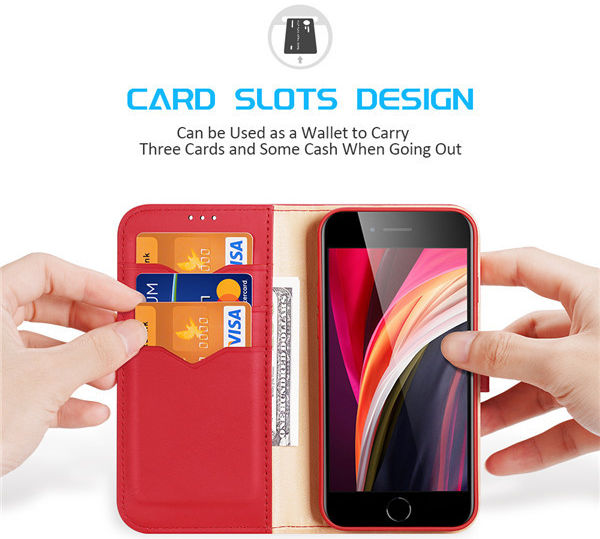 Dux Ducis Hivo iPhone SE (2020/2022) / 8 / 7 Hoesje Book Case Blauw afbeelding 3